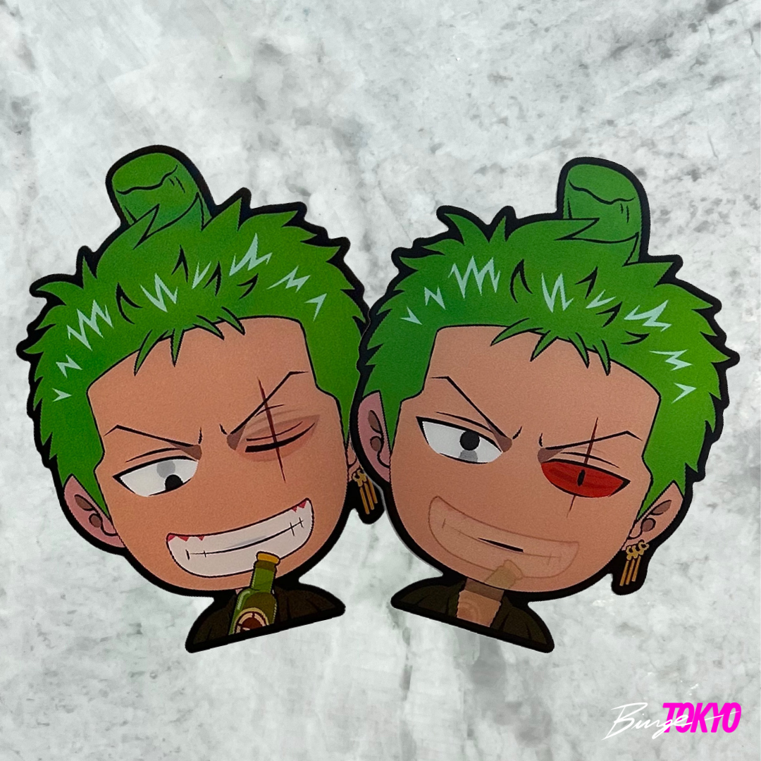 Luffy Zoro Sanji Motion Lenticular Sticker