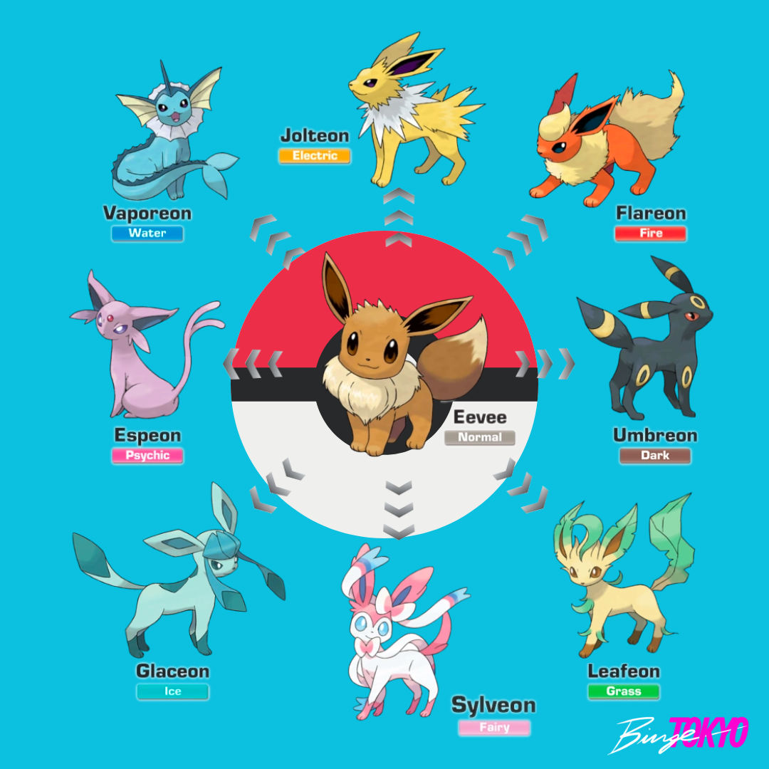 Eevee Evolution Peekers 