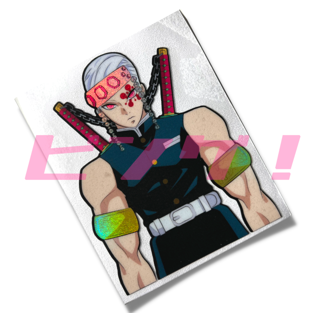 Anime Sticker Killer Demon, Demon Hunter Sticker, Kill Stickers