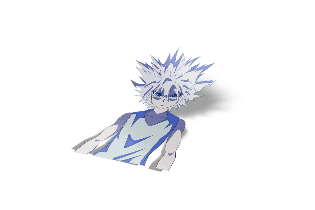 Killua Godspeed Hunter X Hunter Anime Motion Sticker Peeker