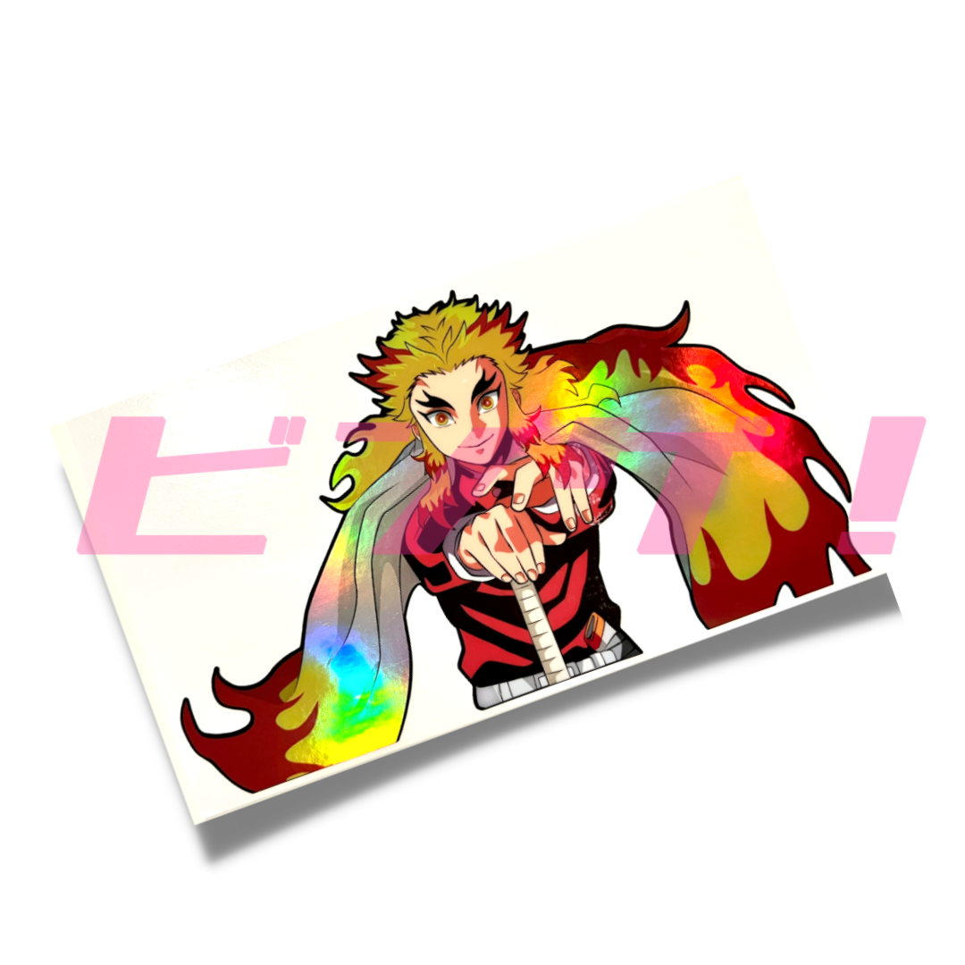 Rengoku Hashira Holo Sticker – BingeTokyo.jp