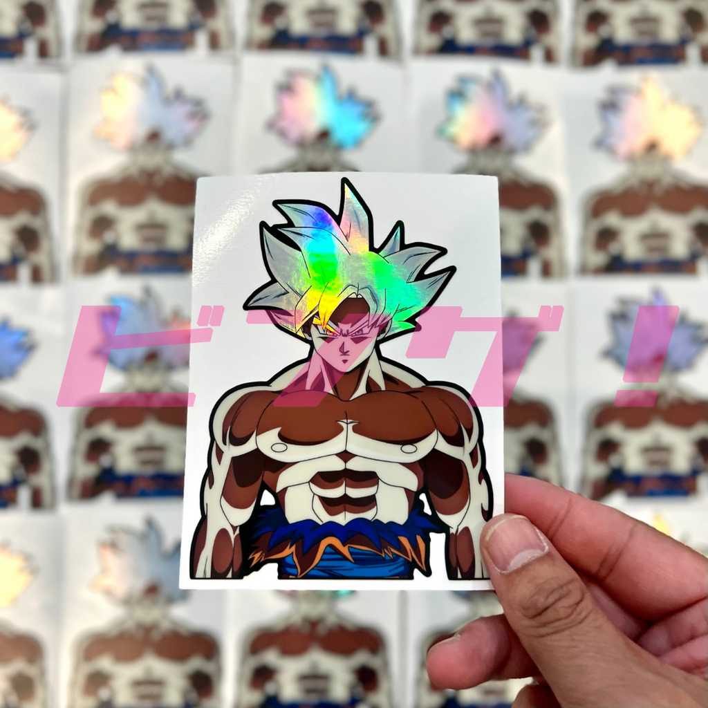 Goku/Gohan Dragon Ball Z Sticker Anime Vinyl Sticker Holographic Large DBZ