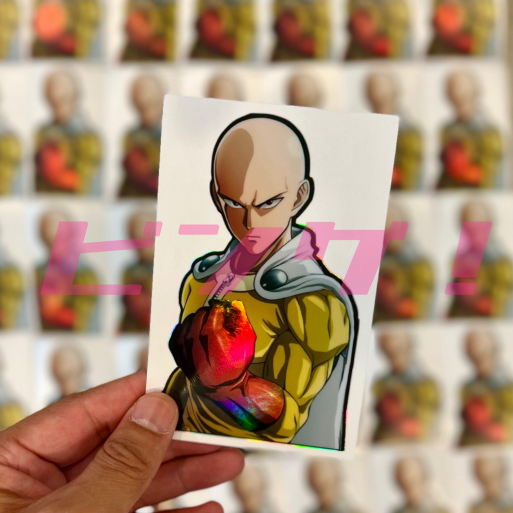 Free: Saitama illustration, One Punch Man Saitama Manga Sticker